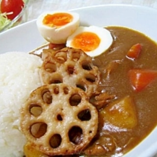 シャキシャキ食感☆レンコンのカレーライス